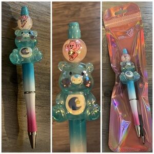 Care Bears beaded focal pen